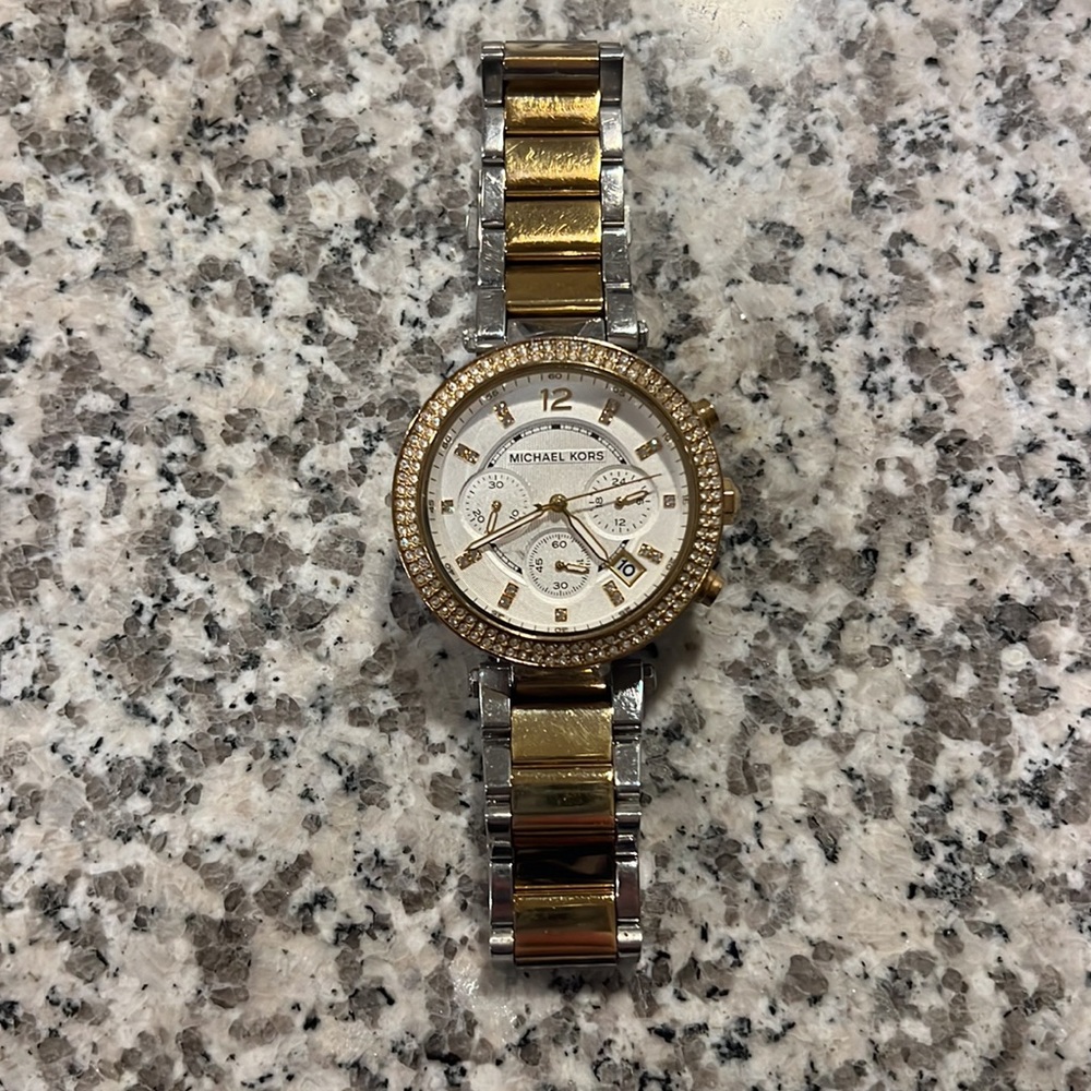 Michael Kors Gold and Silver Watch